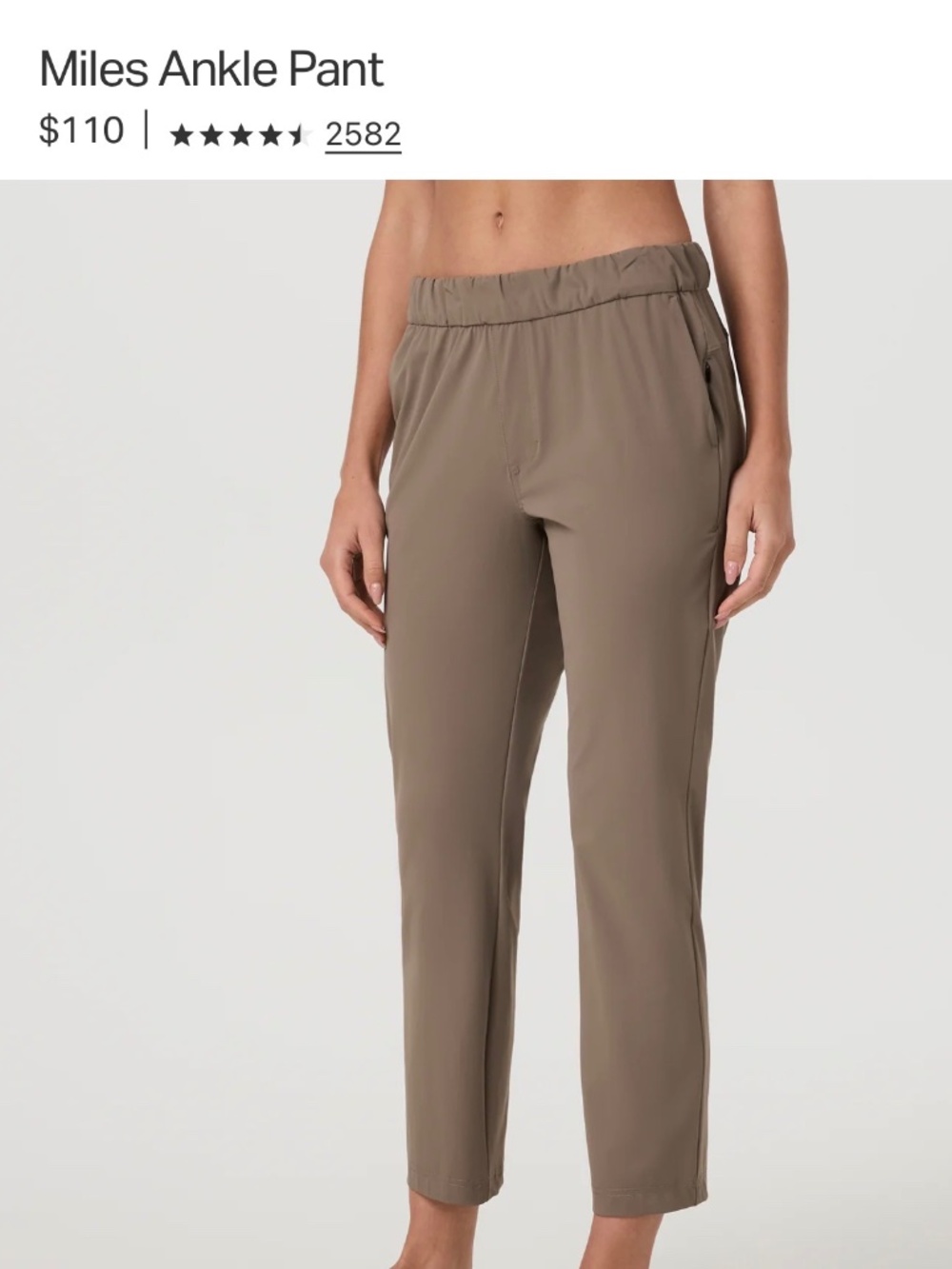 Vuori Miles Ankle Pant